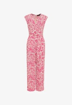 WIDE-LEG AUS BEDRUCKTEM - Jumpsuit - Magenta -Sommerkleidung Für Damen 2abc3d368016427494a6b9ec859cd224