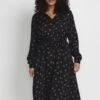 KCOLIVIA - Blusenkleid - Black With Dot -Sommerkleidung Für Damen 2afe1694547044809be3e4e3cf32a762