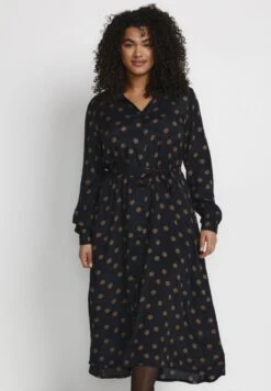 KCOLIVIA - Blusenkleid - Black With Dot