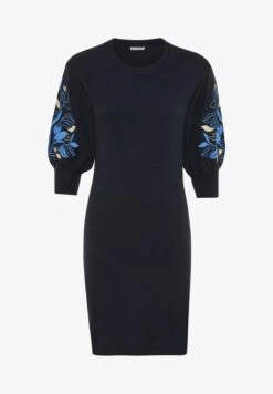 MEXX WITH EMBROIDERED SLEEVES - Strickkleid - Navy 11 MEXX WITH EMBROIDERED SLEEVES - Strickkleid - Navy -Sommerkleidung Für Damen 2c4c39bfbbfb4f978bae82968afd161c
