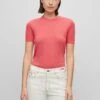 Boss FALYSSIASI - T-Shirt Basic - Pink Seventeen 1 Boss FALYSSIASI - T-Shirt Basic - Pink Seventeen -Sommerkleidung Für Damen 2d9bbcf28d1c4bddbcd95e32de82154f