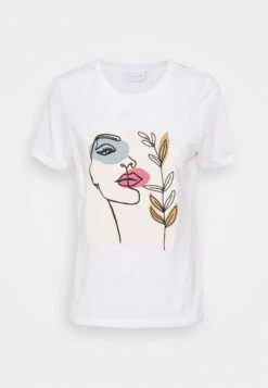 Vila VIVULKANA - T-Shirt Print - Snow White