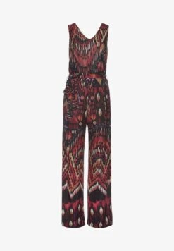 Buffalo Jumpsuit - Rot Bedruckt 10 Buffalo Jumpsuit - Rot Bedruckt -Sommerkleidung Für Damen 2e2fed283eff480ca4faf200f46b15d2