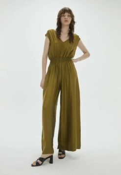 DROP SHOULDER WIDE LEG - Jumpsuit - Green 12 DROP SHOULDER WIDE LEG - Jumpsuit - Green -Sommerkleidung Für Damen 30fb129e10934e8499fa6250db34d79f 1