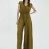 DROP SHOULDER WIDE LEG - Jumpsuit - Green 2 DROP SHOULDER WIDE LEG - Jumpsuit - Green -Sommerkleidung Für Damen 30fb129e10934e8499fa6250db34d79f