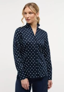 Eterna KELCHKRAGEN - Hemdbluse - Navy 13 Eterna KELCHKRAGEN - Hemdbluse - Navy -Sommerkleidung Für Damen 3143e56996be42d2b2aeb1a88e98ace4 1