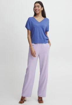 B.young BYMMPIMBA1 VNECK SLIPOVER - T-Shirt Basic - Strong Blue Melange 9 B.young BYMMPIMBA1 VNECK SLIPOVER - T-Shirt Basic - Strong Blue Melange -Sommerkleidung Für Damen 31e16d8346d542629ece05b46f28b818