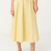 A-Linien-Rock - Strohgelb -Sommerkleidung Für Damen 32b3fc8fdedb4aadbc9c8490dea05854