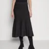 FLARE GABRIEL SHINE MIDI SKIRT - A-Linien-Rock - Deep Coal -Sommerkleidung Für Damen 32e13db3520d4d6385d437fdcfbf5f2b