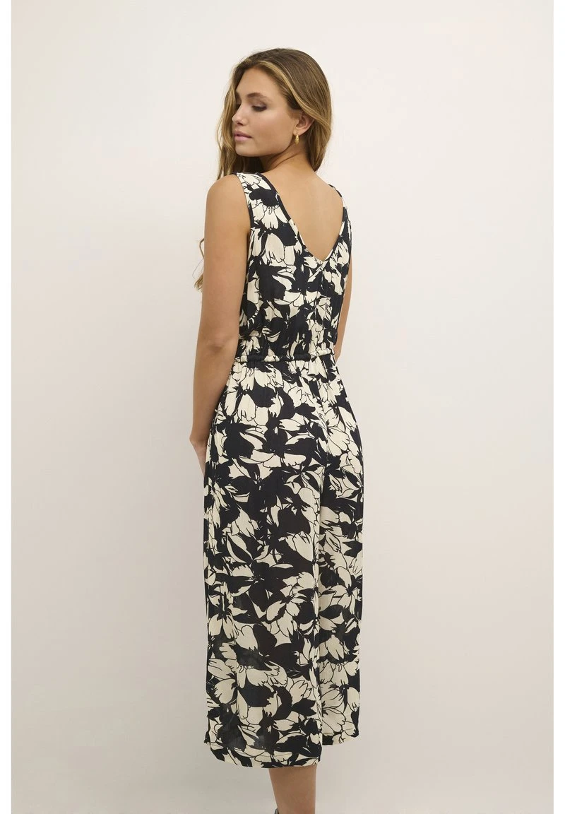 Kaffe KALIVANNA - Jumpsuit - Sand Black Flower 5 Kaffe KALIVANNA - Jumpsuit - Sand Black Flower – Bild 3