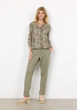 Soyaconcept SC-FELICITY AOP 408 - Bluse - Dusky Green Combi -Sommerkleidung Für Damen 33ae0801775545eda6beb43541d70371