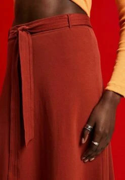 ESPRIT A-Linien-Rock - Terracotta New -Sommerkleidung Für Damen 347d6addf4a1490c94472ca1b0c187a4