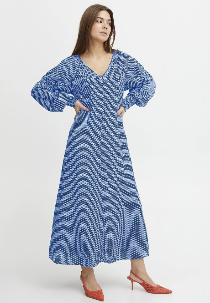 PZSAVINO - Maxikleid - Blue Printed 3 PZSAVINO - Maxikleid - Blue Printed