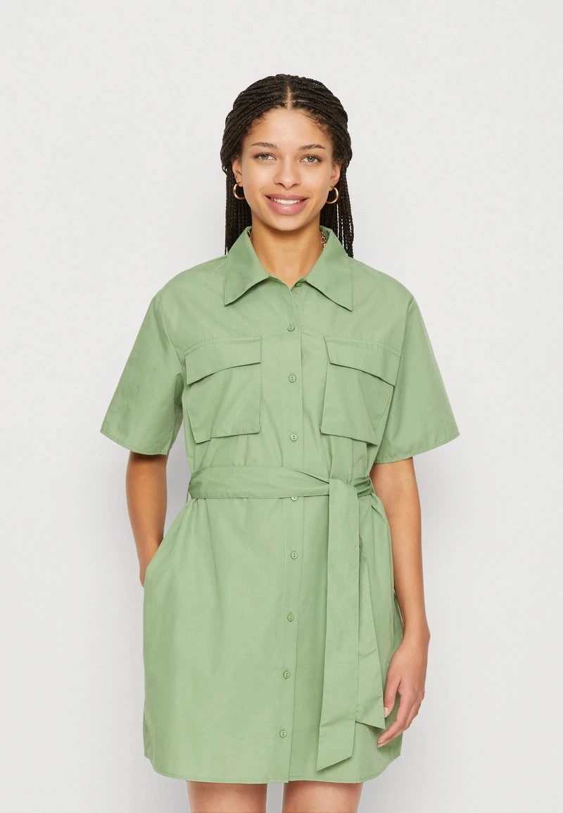 JJXX MISSION COMFORT UTILITY - Blusenkleid - Loden Frost 3 JJXX MISSION COMFORT UTILITY - Blusenkleid - Loden Frost