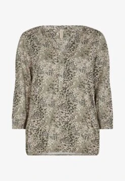 Soyaconcept SC-FELICITY AOP 408 - Bluse - Dusky Green Combi -Sommerkleidung Für Damen 36d59c3eac644aad859ad99b911e71ea