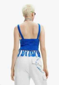 Desigual Top - Blue -Sommerkleidung Für Damen 37ccc1843c2f4a09846ab5b21d21ffe3