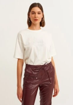 T-Shirt Print - Ice Milk -Sommerkleidung Für Damen 37d455e377bf4468925c0615470fefc4