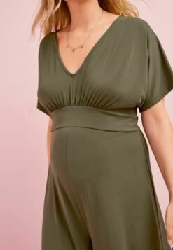 Next MATERNITY SLINKY - Jumpsuit - Khaki Green -Sommerkleidung Für Damen 3850940f98354a77b7d42be668581c63