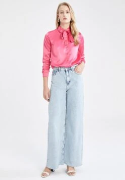 DeFacto REGULAR FIT - Hemdbluse - Pink 9 DeFacto REGULAR FIT - Hemdbluse - Pink -Sommerkleidung Für Damen 3a9b9b2f68304666a30fe225e6aab30f