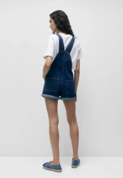 PULL & BEAR SHORT - Latzhose - Dark Blue Denim 10 PULL & BEAR SHORT - Latzhose - Dark Blue Denim -Sommerkleidung Für Damen 3aaefd391e3443c0bf28c2170d3905b9