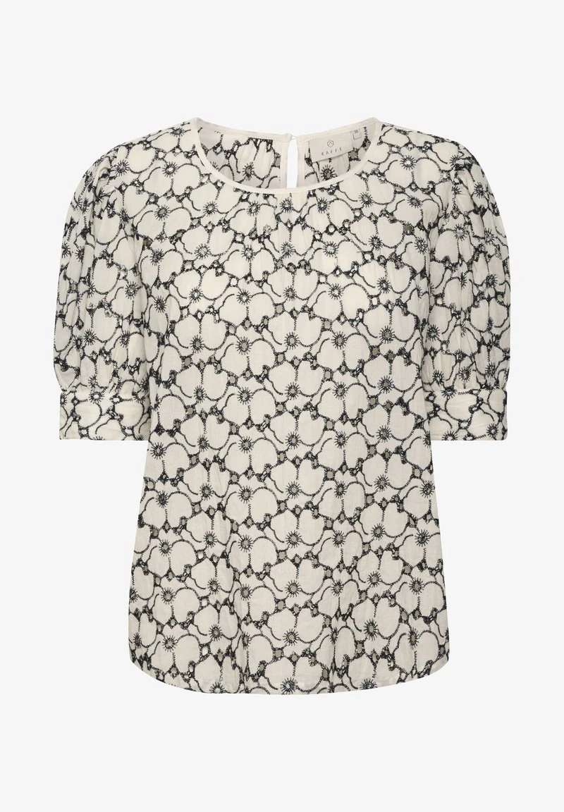 Kaffe KAMACY - Bluse - Antique White Black Embroidery 7 Kaffe KAMACY - Bluse - Antique White Black Embroidery – Bild 5