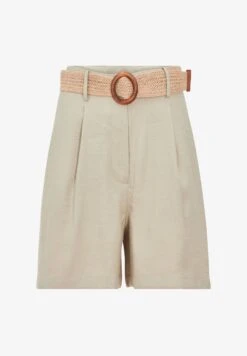 LOCKERE MIT GÜRTEL - Shorts - Vert Clair