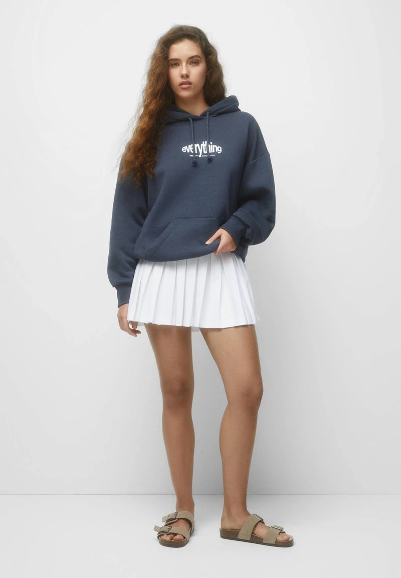 PULL & BEAR BOX PLEAT - A-Linien-Rock - White 4 PULL & BEAR BOX PLEAT - A-Linien-Rock - White – Bild 2