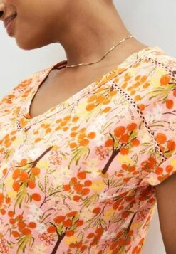 Next BUBBLE HEM STANDARD - T-Shirt Print - Pink Ditsy Oranges -Sommerkleidung Für Damen 3ee5ce9dc0e343c6859fabf866c9a12f
