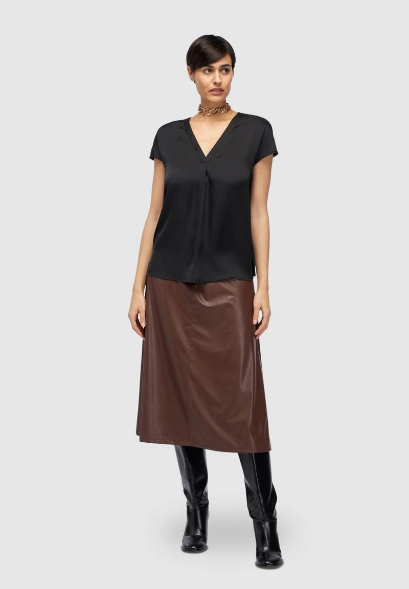 BIMATERICA SCOLLO A V - Bluse - Nero 3 BIMATERICA SCOLLO A V - Bluse - Nero