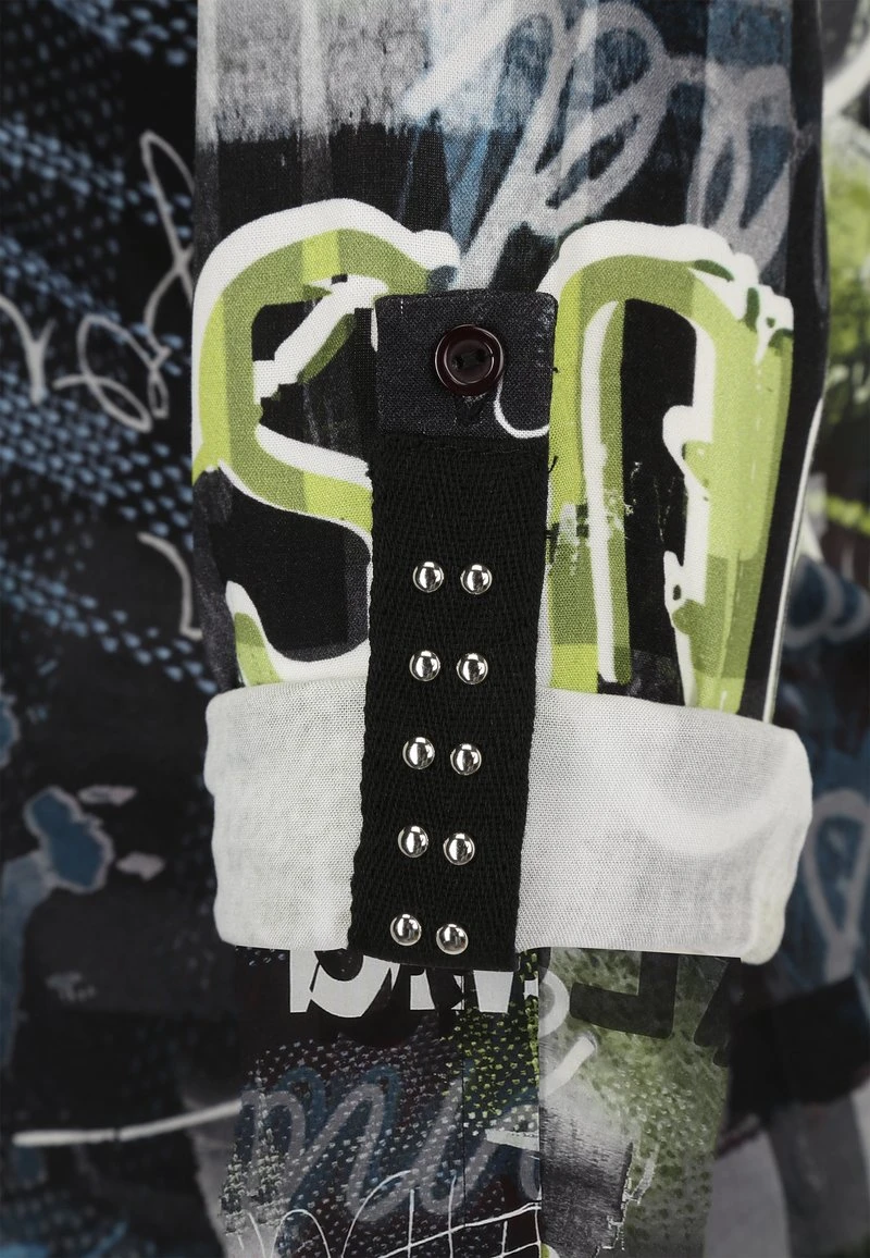 MIT ALLOVER PRINT - Bluse - Blau 5 MIT ALLOVER PRINT - Bluse - Blau – Bild 3