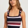 JOEL - Top - Navy Lilac Stripe 2 JOEL - Top - Navy Lilac Stripe -Sommerkleidung Für Damen 417429224d1b4a4eb3bf3bdb4cae8b2d