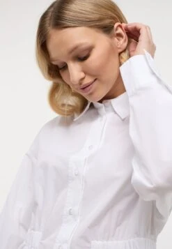 Eterna EVEN CLASSIC FIT - Hemdbluse - Weiß -Sommerkleidung Für Damen 426d02219d52438ca0080608a9c58100