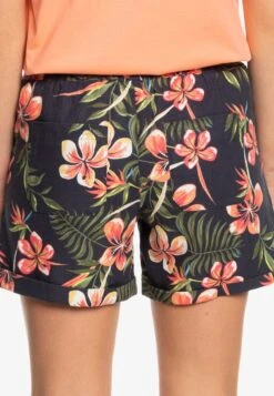 Roxy ANOTHER KISS PRINTED BEACH FÜR JNS03430 - Shorts - Mood Indigo Tropical Depht -Sommerkleidung Für Damen 441736d79ce144658188dfc76749aba2
