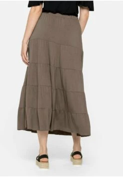 Sheego Maxirock - Dunkeltaupe 10 Sheego Maxirock - Dunkeltaupe -Sommerkleidung Für Damen 44e7c24e4cac4c5c9dfdcb0fbc6062ce
