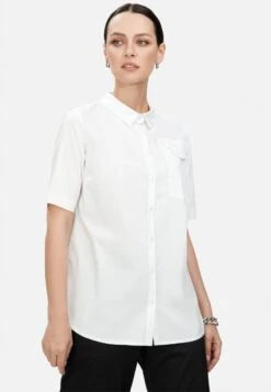 HELMIDGE Hemdbluse - White