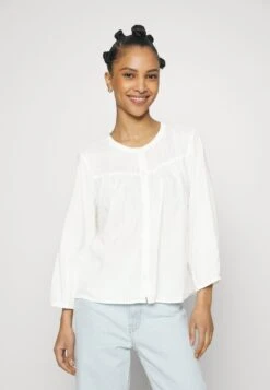 BUTTON FRONT TOP - Bluse - New Off White