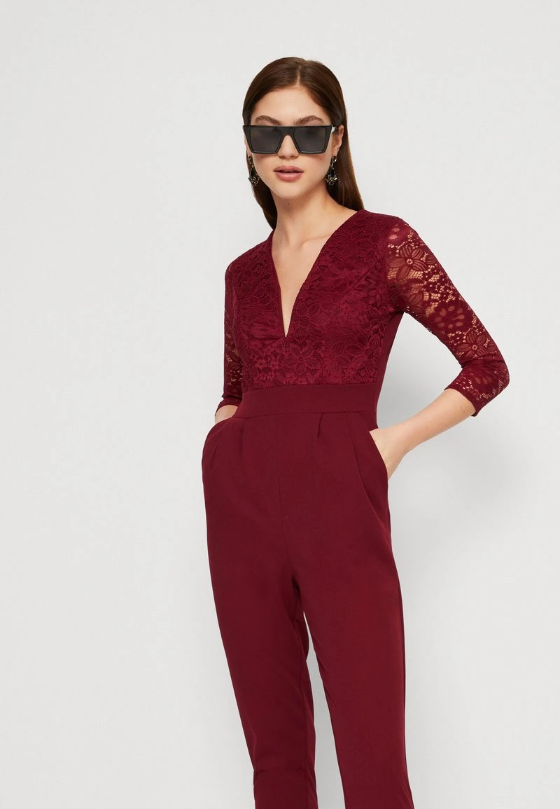 Wal G LEE - Jumpsuit - Wine 6 Wal G LEE - Jumpsuit - Wine – Bild 4