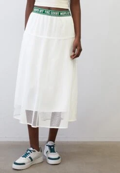 Marc O'Polo DENIM WADENLANGER MIT LOGO-GUMMI-BUND - A-Linien-Rock - Scandinavian White 10 Marc O'Polo DENIM WADENLANGER MIT LOGO-GUMMI-BUND - A-Linien-Rock - Scandinavian White -Sommerkleidung Für Damen 48324539e06f43f6a022625a2cc981e5