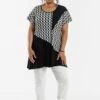 Studio JAANA - Bluse - Black White Dots -Sommerkleidung Für Damen 48d5770a43e94dfc9b40f9ccf85d0566
