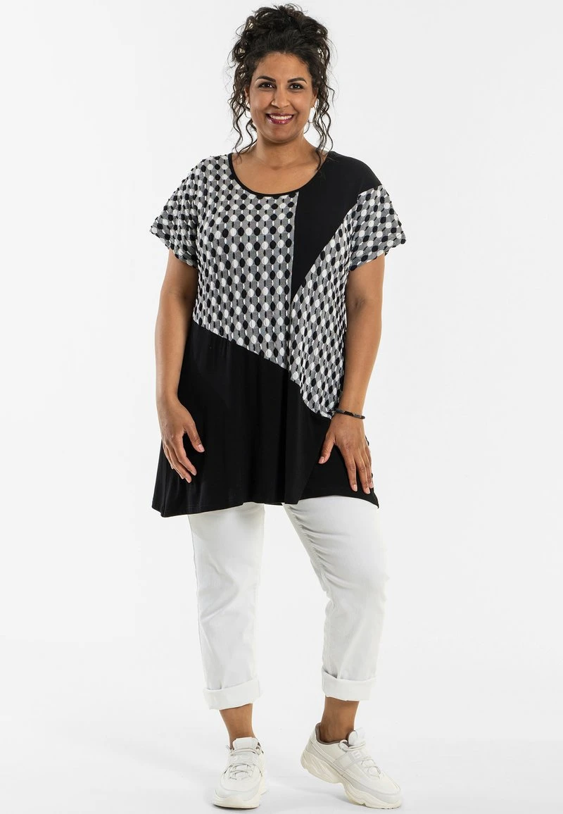 Studio JAANA - Bluse - Black White Dots 3 Studio JAANA - Bluse - Black White Dots