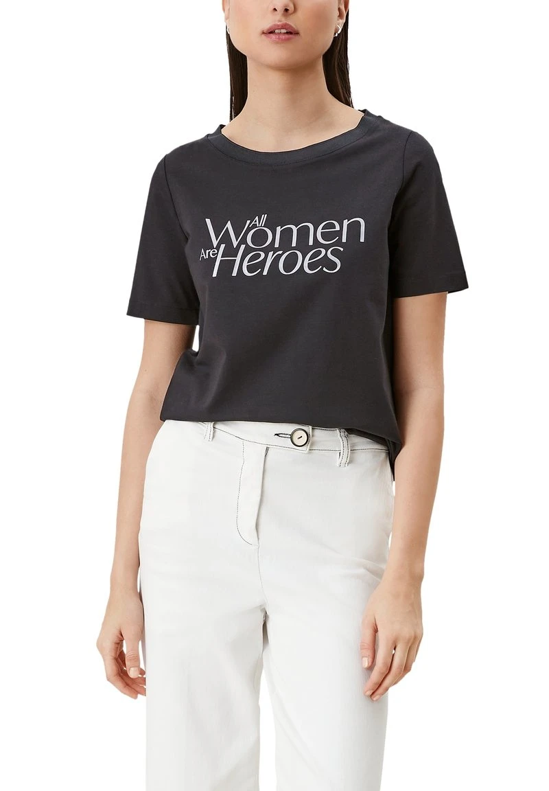 S.Oliver BLACK LABEL T-Shirt Print - Black Placed Print 5 S.Oliver BLACK LABEL T-Shirt Print - Black Placed Print – Bild 3