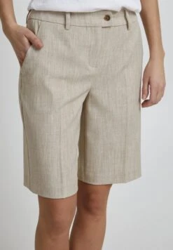 Fransa FRFAMIRA - Shorts - Oxford Tan Melange -Sommerkleidung Für Damen 4c34bcf0be18471988e4c32f0e433389