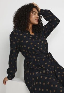 KCOLIVIA - Blusenkleid - Black With Dot -Sommerkleidung Für Damen 4ea35e1abead4a3eba6b4b28b5f55014