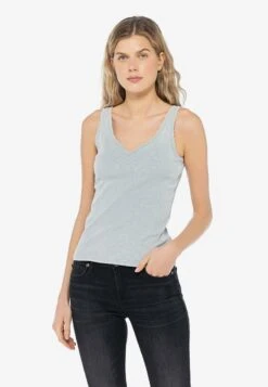 True Religion DIRECT DYE - Top - Grey