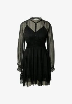 LIV - Blusenkleid - Schwarz