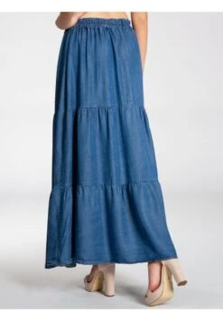 Faltenrock - Jeans Blau 10 Faltenrock - Jeans Blau -Sommerkleidung Für Damen 5065a1e6f354419db1976296982f9cb4