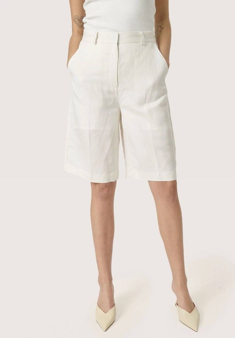 Soaked In Luxury SLKIMINA - Shorts - Whisper White 3 Soaked In Luxury SLKIMINA - Shorts - Whisper White
