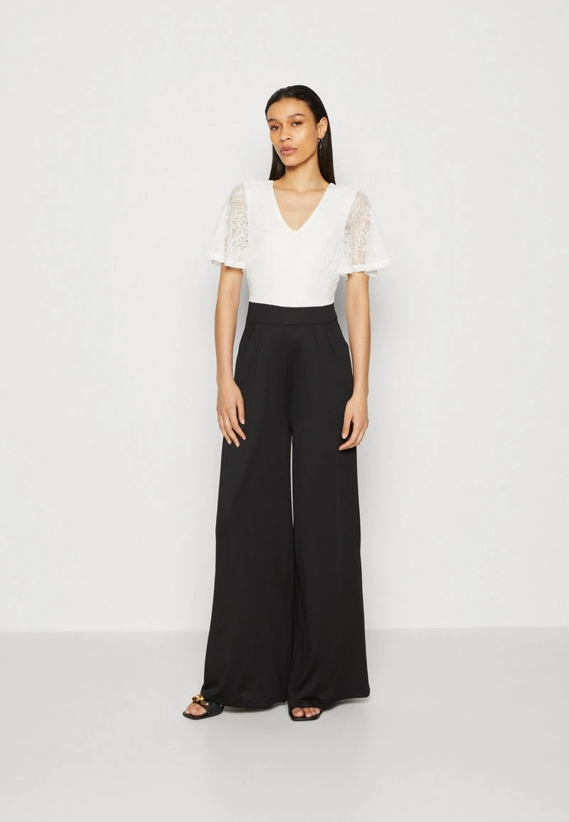 Anna Field Jumpsuit - White/black 3 Anna Field Jumpsuit - White/black