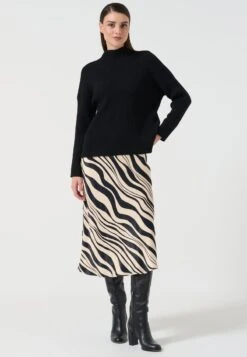 MADE IN TÜRKIYE - A-Linien-Rock - Beige -Sommerkleidung Für Damen 54f961e09dea406284163f4454814f86