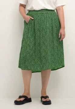 ISMA AMI - A-Linien-Rock - Poison Green Black Flower